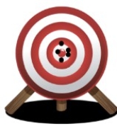 Consider the holes shown on the target below.   If the holes represent repeated measures,these measures would be considered to be ________. A) reliable,but not valid B) valid,but not reliable C) neither valid nor reliable D) both valid and reliable