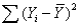 In regression analysis,the total variation in the dependent variable Y,measured by   and referred to as SST,can be decomposed into two parts: the explained variation,measured by SSR,and the unexplained variation,measured by SSE.