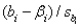 In the standardized value   ,the symbol   represents the A) mean of   . B) variance of   . C) standard error of   . D) degrees of freedom of   .