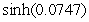 Use a suitable Maclaurin Series to estimate   to five decimal place accuracy. A)  0.07482 B)  0.07472 C)  0.07487 D)  0.07477 E)  0.07467