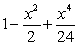 Use the Remainder Estimation Theorem to find an interval containing 0 over which   can be approximated by   within an accuracy of   .