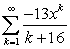 Find the radius of convergence for the series:   A)  2 B)  1 C)    D)    E)  4