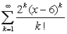 Find the interval of convergence for the series:   A)    B)    C)    D)    E)   