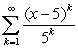 Find the interval of convergence for the series:   A)    B)    C)    D)    E)   