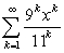 Find the interval of convergence for the series:  