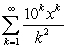 Find the interval of convergence for the series:  