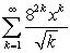 Find the interval of convergence for the series:  