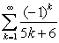 Classify the following series as absolutely convergent, conditionally convergent, or divergent.   A)  Absolutely convergent B)  Conditionally convergent C)  Divergent