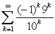 Classify the following series as absolutely convergent, conditionally convergent, or divergent.   A)  Absolutely convergent B)  Conditionally convergent C)  Divergent
