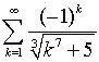 Classify the following series as absolutely convergent, conditionally convergent, or divergent.  