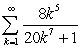 Determine whether or not the following series converges.   A)  Diverges B)  Converges C)  Cannot Determine