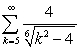 Determine whether or not the following series converges.   A)  Converges B)  Diverges C)  Cannot be determined
