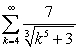 Determine whether or not the following series converges.   A)  Converges B)  Diverges C)  Cannot be determined