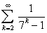 Determine whether or not the following series converges.   A)  Converges B)  Diverges C)  Cannot be determined