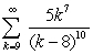 Determine whether or not the following series converges.   A)  Converges B)  Diverges C)  Cannot be determined