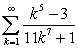 Determine whether or not the following series converges. Enter 'Yes' if the series converges, and 'No' if it diverges.  