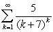 Determine whether or not the following series converges. Enter 'Yes' if the series converges, and 'No' if it diverges.  