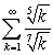 Determine whether or not the following series converges.   A)  Converges B)  Diverges C)  Cannot be determined