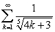 Determine whether or not the following series converges.   A)  Converges B)  Diverges C)  Cannot be determined