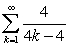 Determine whether or not the following series converges.   A)  Converges B)  Diverges C)  Cannot be determined
