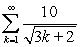 Determine whether or not the following series converges. Enter 'Yes' if the series converges, and 'No' if it diverges.  
