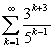 Determine whether or not the following series converges. If it converges, find its sum.   A)    B)    C)    D)  3 E)  Diverges