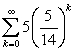 Determine whether or not the following series converges. If it converges, find its sum.   A)    B)    C)  0 D)    E)  Diverges