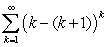 Determine whether or not the following series converges. If it converges, find its sum.   A)    B)    C)    D)  7 E)  Diverges