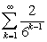 Determine whether or not the following series converges. If it converges, find its sum.  