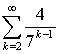 Determine whether or not the following series converges. If it converges, find its sum.  