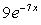 Find the first three nonzero terms of the Maclaurin series for the function   by using an appropriate substitution in a known Maclaurin series and performing any algebraic operations that are required. A)    B)    C)    D)    E)   