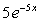 Find the first four nonzero terms of the Maclaurin series for the function   by using an appropriate substitution in a known Maclaurin series and performing any algebraic operations that are required. A)    B)    C)    D)    E)   