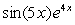 Find the first three nonzero terms of the Maclaurin series for the function   by multiplying the Maclaurin series for the factors. A)    B)    C)    D)    E)   