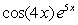 Find the first three nonzero terms of the Maclaurin series for the function   by multiplying the Maclaurin series for the factors. A)    B)    C)    D)    E)   