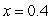 Use Euler's method with the step size of   to compute the approximate solution to the initial-value problem   at   .