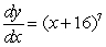 Solve the differential equation by separation of variables.  