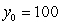 Find the exponential decay model   that satisfies   , if the halving time is   years. A)    B)    C)    D)    E)   
