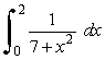 Use n = 10 subdivisions to approximate the value of the integral   by Simpson's rule.