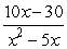 Write out the partial fraction decomposition of   .