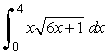 Use integration by parts to evaluate   .