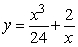 Find the arc length of the curve   from x = 1 to x = 2.