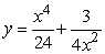 Find the arc length of the curve   from x = 1 to x = 2.