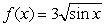 Find the volume of the solid generated when the region between the graphs   and g(x) = 0 over the interval [0,   \pi ] is revolved about the x-axis. 