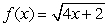  Find the average value of   over the interval 0  \le  x  \le  5. 