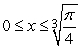 Find the average value of   for   .