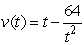  A particle is moving so that its velocity,   for 2  \le   t  \le   5. Find the total distance travelled by the particle. 