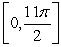 Find the displacement of a particle if v(t) = sin t;   .