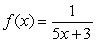 Find the area under the curve   over the interval [0, 5]. A)  0.447 B)  2.234 C)  0.666 D)  0.220 E)  140
