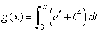 Find g'x) if   .