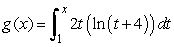Find g'(x) if   .